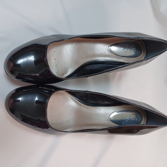 Alfani Step N Flex Black Patent Leather Platform Pumps Size 11 - Picture 6 of 10